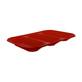 Tacki Plastikowe PP "X-Table" 3C Czerwerne 330x230mm (2 Sztuk)