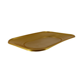 Tacki Plastikowe PP "X-Table" Złote 330x230mm (2 Sztuk)