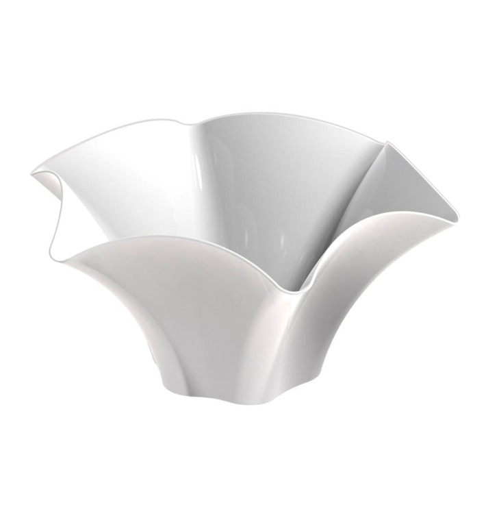 Tasting Plastic Bowl PS "Petunia" White 70 ml (25 Units) Tasting Plastic Bowl PS "Petunia" White 70 ml (25 Units)