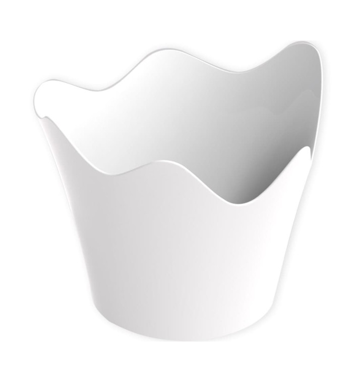 Tasting Plastic Bowl PS "Rain" White 90 ml (500 Units) Tasting Plastic Bowl PS "Rain" White 90 ml (500 Units)