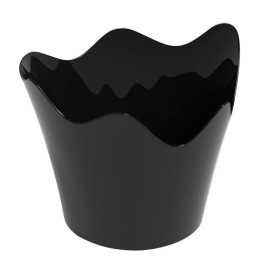 Tasting Plastic Bowl PS "Rain" Black 90 ml (500 Units)