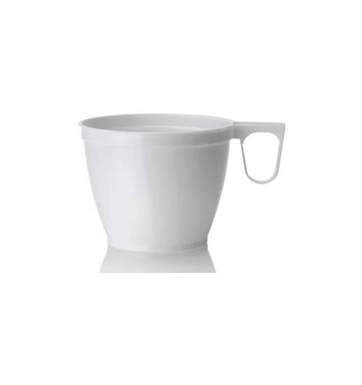 Filiżanki Plastikowe Białe 180ml (50 Sztuk) Filiżanki Plastikowe Białe 180ml (50 Sztuk)