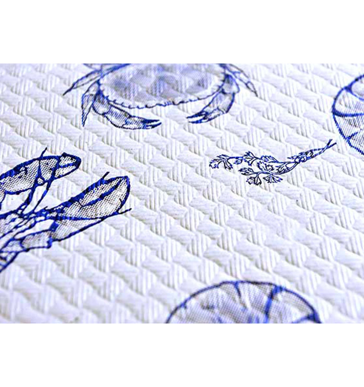 Obrus Papierowy Dekoracje 1x1m Białe "Owoce Morza" 37g (400 Sztuk) Obrus Papierowy Dekoracje 1x1m Białe "Owoce Morza" 37g (400 Sztuk)