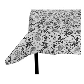 Obrus Papierowy Dekoracje 1x1m "Cachemir Czarni " 37g (400 Sztuk)