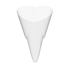 Plastic Serving Cones with Serving Cone Holder "Love" 50ml 18x26cm (1 Sztuk)