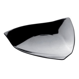 Tasting Plastic Plate PS "Vela" Black 8,5x8,5 cm (50 Units) 