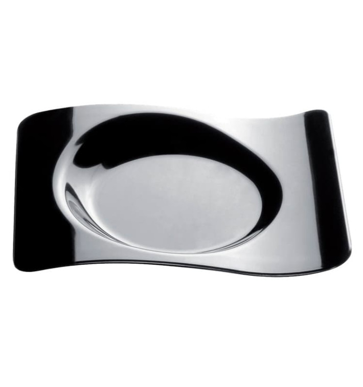 Tasting Plastic Plate PS "Forma" Black 8x6,6cm (50 Units) Tasting Plastic Plate PS "Forma" Black 8x6,6cm (50 Units)