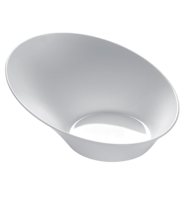 Tasting Plastic Bowl PS "Sodo" White 50 ml (500 Units) Tasting Plastic Bowl PS "Sodo" White 50 ml (500 Units)