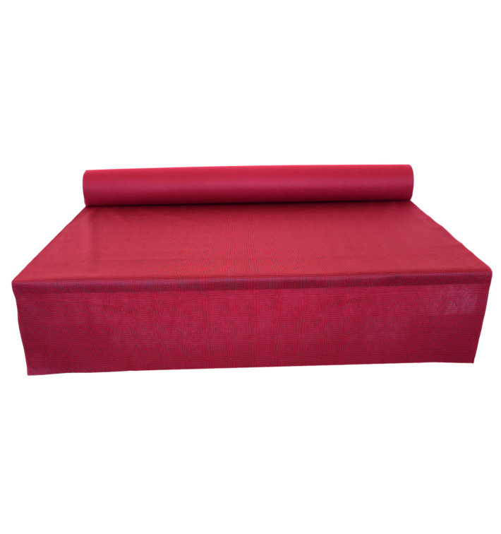 Obrus w Rolce Novotex Bordeaux "Spirala" 1,2x50m P40cm(1 Sztuk) Obrus w Rolce Novotex Bordeaux "Spirala" 1,2x50m P40cm(1 Sztuk)
