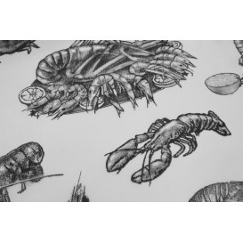 Obrus w Rolce Novotex Białe "Owoce Morza" 1,2x50m P40cm (6 Sztuk)