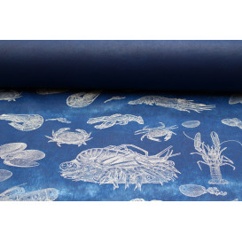 Obrus w Rolce Novotex Niebieski "Owoce Morza" 1,2x50m P40cm (1 Sztuk)