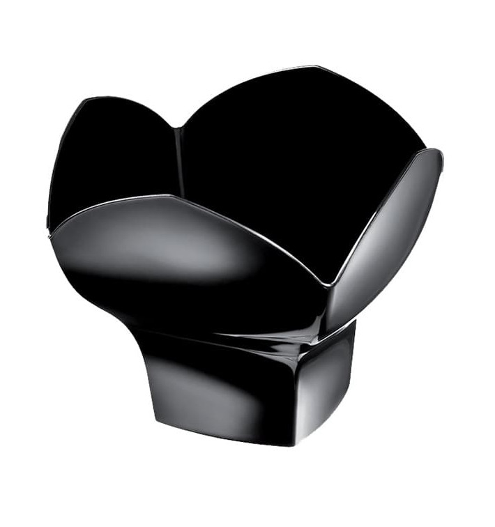 Tasting Plastic Bowl PS "Spring" Dessert Black 100 ml (25 Units) Tasting Plastic Bowl PS "Spring" Dessert Black 100 ml (25 Units)