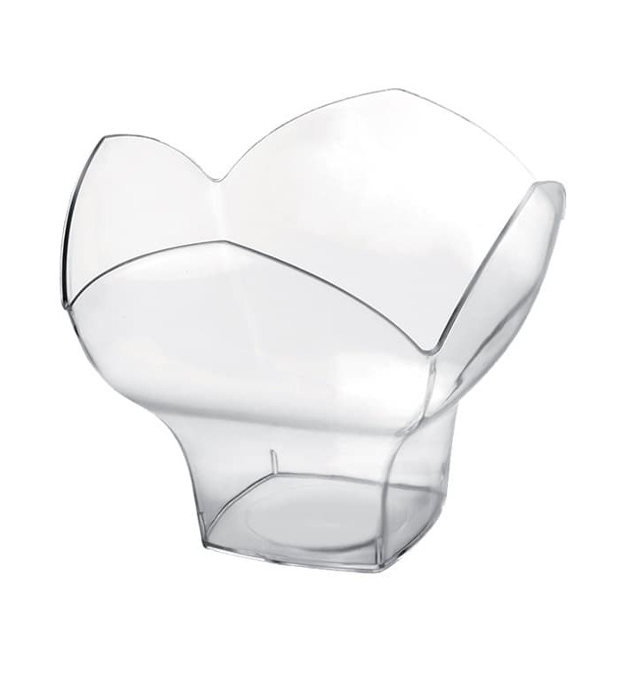 Tasting Plastic Bowl PS "Spring" Dessert Clear 100ml (25 Units) Tasting Plastic Bowl PS "Spring" Dessert Clear 100ml (25 Units)
