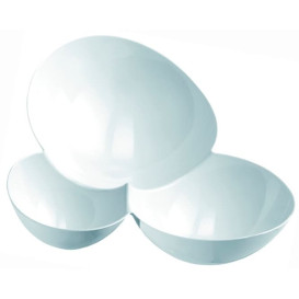 Tasting Plastic Bowl PS "Molecola" White 100ml (25 Units) 