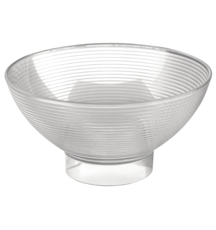 Tasting Plastic Bowl PS Medium Size Clear 250 ml (84 Units) Tasting Plastic Bowl PS Medium Size Clear 250 ml (84 Units)