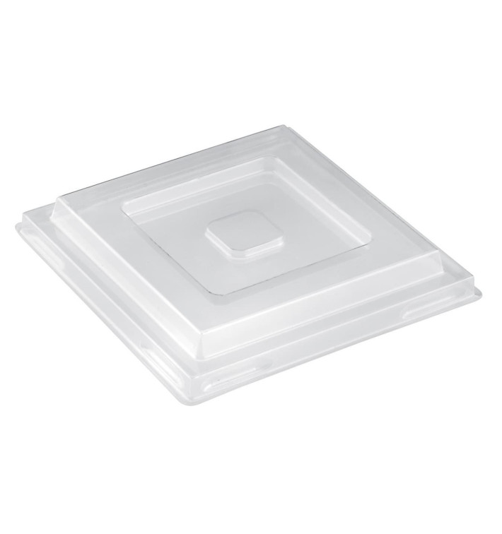Plastic Lid for Tasting Bowl PS "Pagoda" Maxi Clear PET 500ml (240 Units) Plastic Lid for Tasting Bowl PS "Pagoda" Maxi Clear PET 500ml (240 Units)