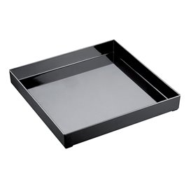 Tacki Plastikowe Tray Czarni 30x30cm (9 Sztuk)