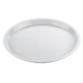 Tacki Plastikowe Tray Białe Ø32cm (5 Sztuk)