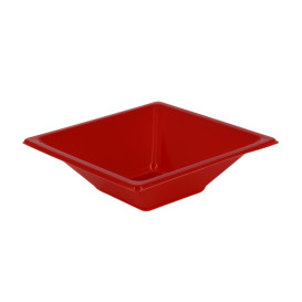 Miski Plastikowe PS Kwadratowi Czerwerne 12x12cm (720 Sztuk)