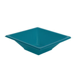 Miski Plastikowe PS Kwadratowi Turkusowe 12x12cm (25 Sztuk)