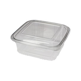 Miski Kwadrat Pokrywka do Zawiasie PET 750ml (600 Sztuk)