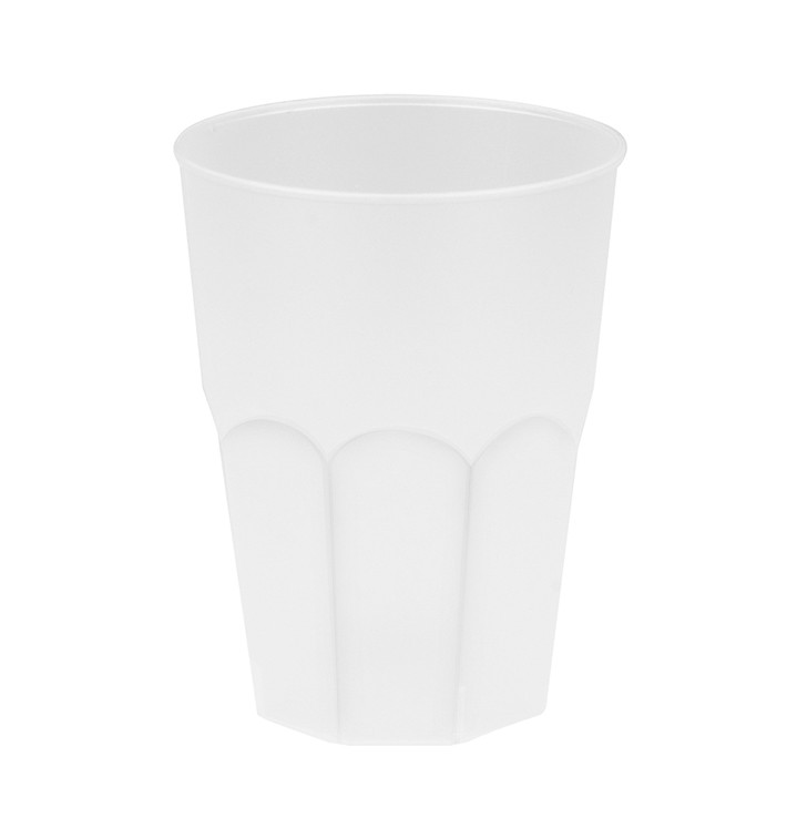 Kubki Plastikowe "Frost" Białe PP 350ml (420 Sztuk) Kubki Plastikowe "Frost" Białe PP 350ml (420 Sztuk)