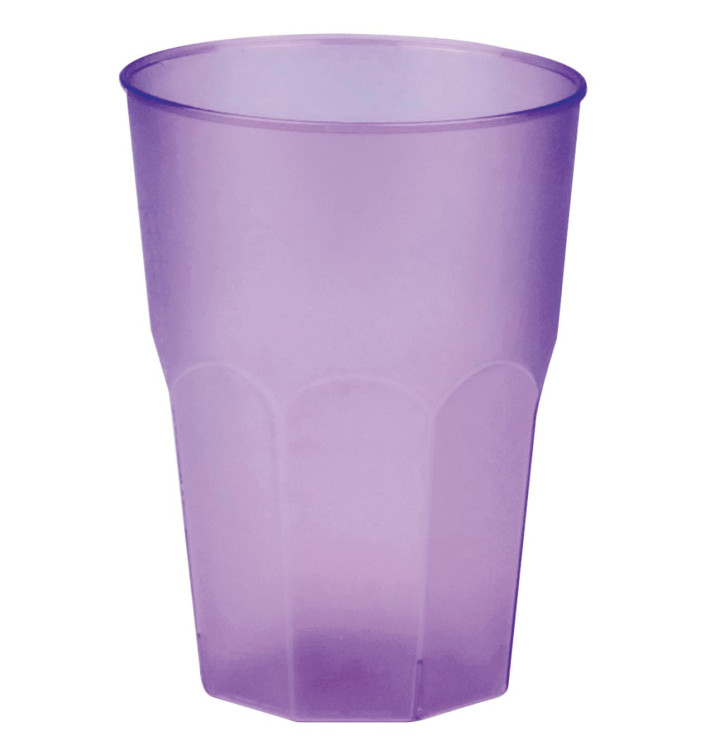 Kubki Plastikowe "Frost" Liliowa PP 350ml (20 Sztuk) Kubki Plastikowe "Frost" Liliowa PP 350ml (20 Sztuk)