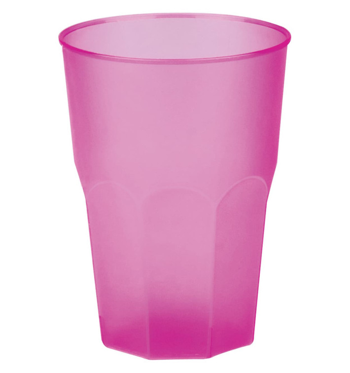 Kubki Plastikowe "Frost" Fuchsia PP 350ml (420 Sztuk) Kubki Plastikowe "Frost" Fuchsia PP 350ml (420 Sztuk)