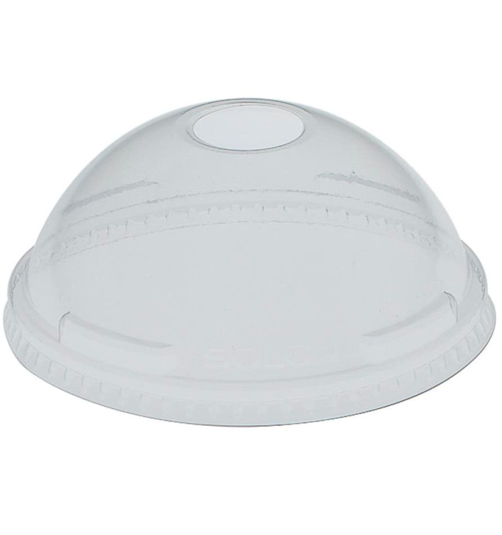 Dekiel do Kubka z Otworem PET Szkło Ø10,7cm (25 Sztuk) Dekiel do Kubka z Otworem PET Szkło Ø10,7cm (25 Sztuk)