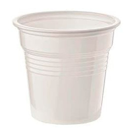 Kubki Plastikowe PS Białe 80ml Ø5,7cm (100 Sztuk)