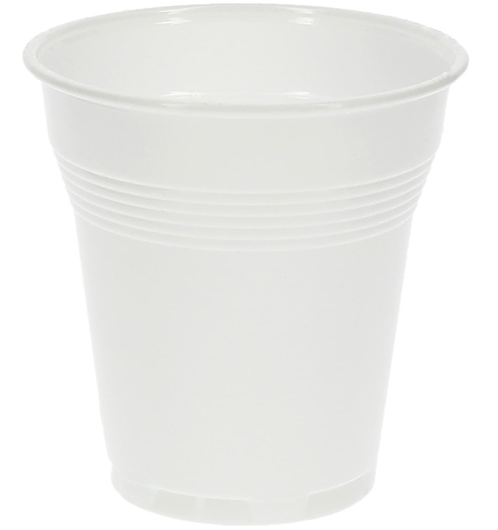 Kubki Plastikowe PS Vending Białe 160 ml (100 Sztuk) Kubki Plastikowe PS Vending Białe 160 ml (100 Sztuk)