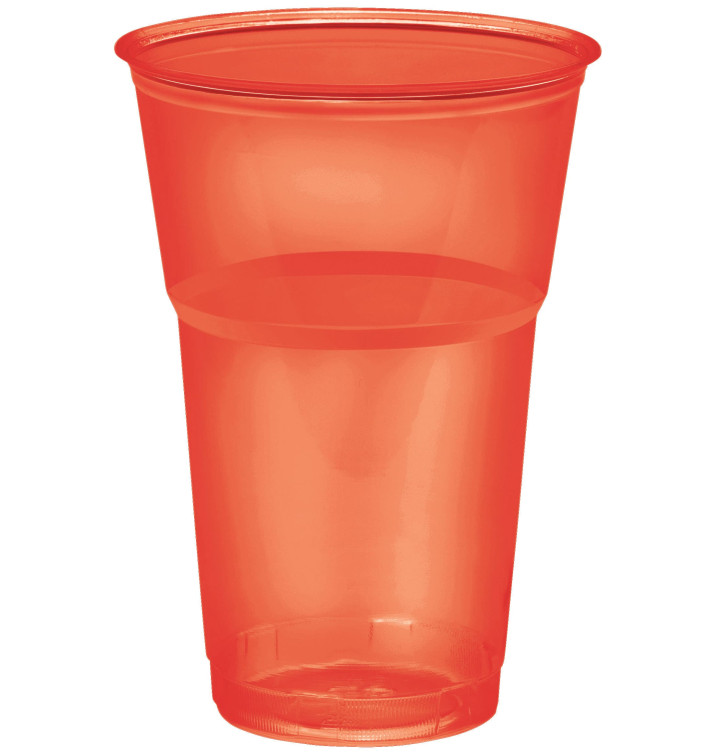 Kubki "Diament" PS Szkło Czerwerne 250ml Ø7,2cm (10 Sztuk) Kubki "Diament" PS Szkło Czerwerne 250ml Ø7,2cm (10 Sztuk)
