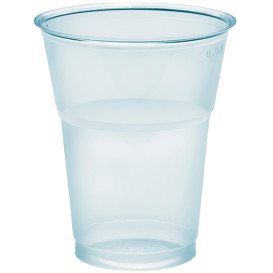 Kubki Plastikowe "Diament" PS Szkło 300ml Ø8cm (50 Sztuk)