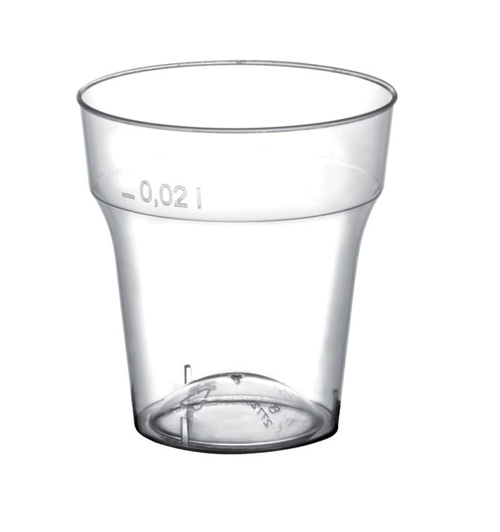 Kubki Plastikowe Księżyc Kieliszki do Shotów Przezroczyste PS 20 ml (50 Sztuk) Kubki Plastikowe Księżyc Kieliszki do Shotów Przezroczyste PS 20 ml (50 Sztuk)