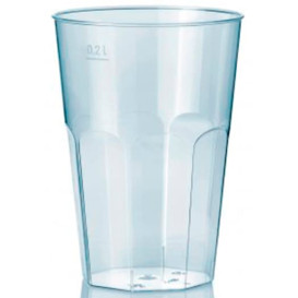 Kubki "Deco" PS Przezroczyste Szkło 200 ml (25 Sztuk)