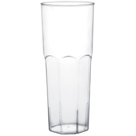 Kubki Plastikowe Rura Przezroczyste PS Ø65mm 350ml (10 Sztuk)