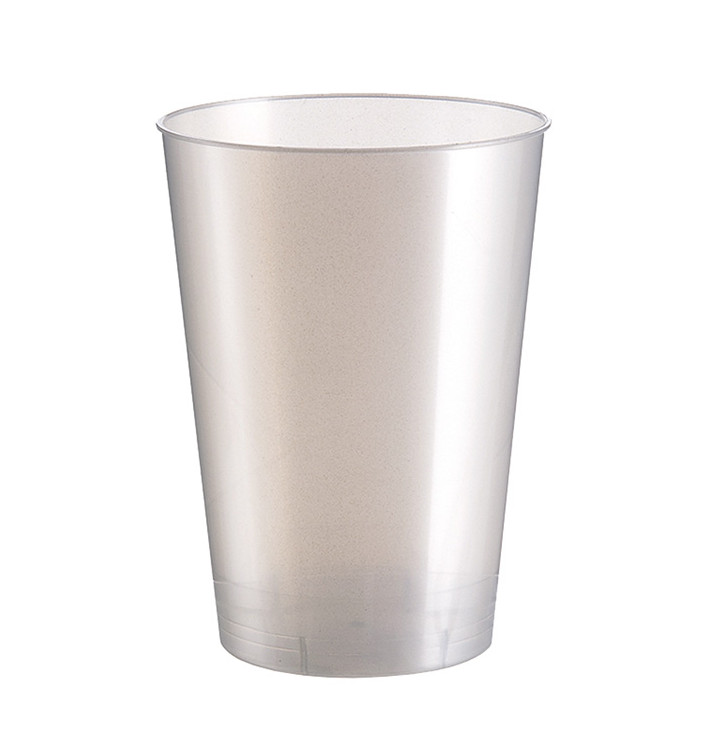Kubki Plastikowe Księżyc Białe Pearl PS 230ml (50 Sztuk) Kubki Plastikowe Księżyc Białe Pearl PS 230ml (50 Sztuk)