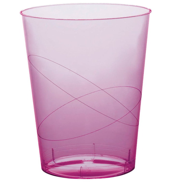 Kubki Plastikowe Księżyc Liliowa Przezroczyste PS 350ml (20 Sztuk) Kubki Plastikowe Księżyc Liliowa Przezroczyste PS 350ml (20 Sztuk)