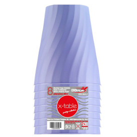 Kubki Plastikowe PP "X-Table" Fioletowa 320ml (8 Sztuk)