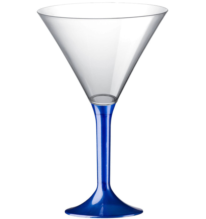 Kieliszki Plastikowe Koktajl na Podstawie Niebieski Perełka 185ml 2P (200 Sztuk) Kieliszki Plastikowe Koktajl na Podstawie Niebieski Perełka 185ml 2P (200 Sztuk)