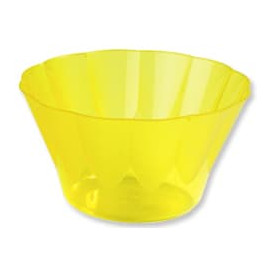 Kieliszki Royal na Koktajl Żółty Plastikowe 500ml (25 Sztuk)