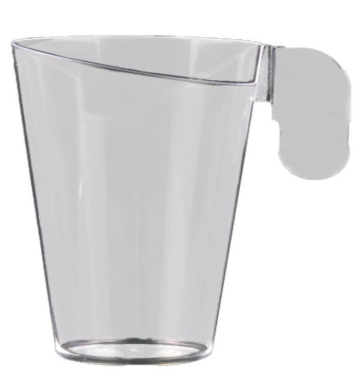 Filiżanki Plastikowe Design Przezroczyste 72ml (240 Sztuk) Filiżanki Plastikowe Design Przezroczyste 72ml (240 Sztuk)