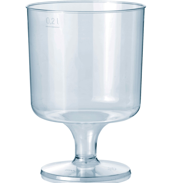 Kieliszki Plastikowe z Podstawa 200ml 1P (400 Sztuk) Kieliszki Plastikowe z Podstawa 200ml 1P (400 Sztuk)