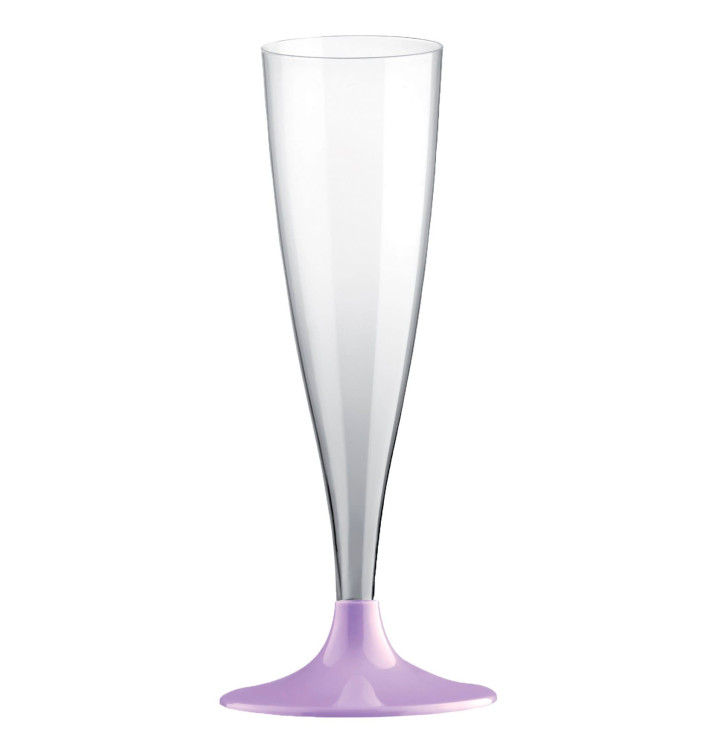 Kieliszki Plastikowe do Wina Musującego na Podstawie Liliowa 140ml 2P (400 Sztuk) Kieliszki Plastikowe do Wina Musującego na Podstawie Liliowa 140ml 2P (400 Sztuk)
