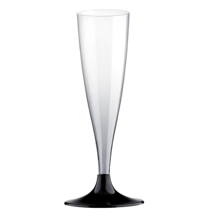 Kieliszki Plastikowe do Wina Musującego na Podstawie Czarni 140ml 2P (400 Sztuk) Kieliszki Plastikowe do Wina Musującego na Podstawie Czarni 140ml 2P (400 Sztuk)