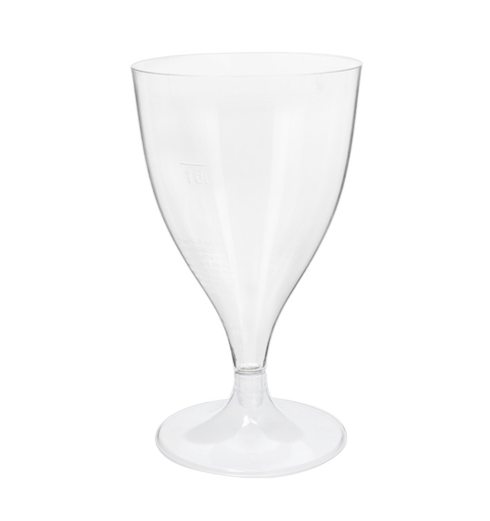 Kieliszki Plastikowe Wino na Podstawie Przezroczyste 200ml 2P (20 Sztuk) Kieliszki Plastikowe Wino na Podstawie Przezroczyste 200ml 2P (20 Sztuk)