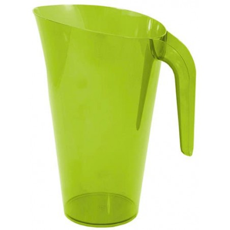 Dzbanek Plastikowy Zielone Wielokrotnego Użytku 1.500 ml (20 Sztuk)