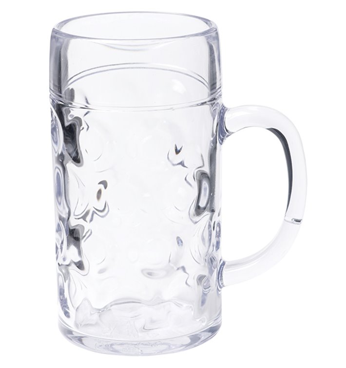 Dzbanki Wielokrotnego Użytku SAN na Piwa Ø105mm 1000ml (1 Sztuk) Dzbanki Wielokrotnego Użytku SAN na Piwa Ø105mm 1000ml (1 Sztuk)
