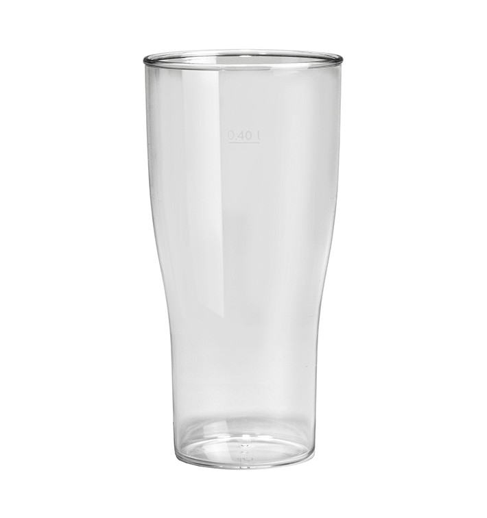 Kubki Wielokrotnego Użytku SAN Piwa Przezroczyste 400ml (5 Sztuk) Kubki Wielokrotnego Użytku SAN Piwa Przezroczyste 400ml (5 Sztuk)