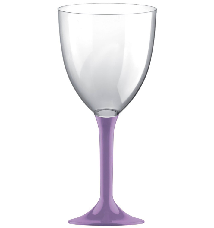 Kieliszki Plastikowe Wino na Podstawie Liliowa 300ml 2P (20 Sztuk) Kieliszki Plastikowe Wino na Podstawie Liliowa 300ml 2P (20 Sztuk)